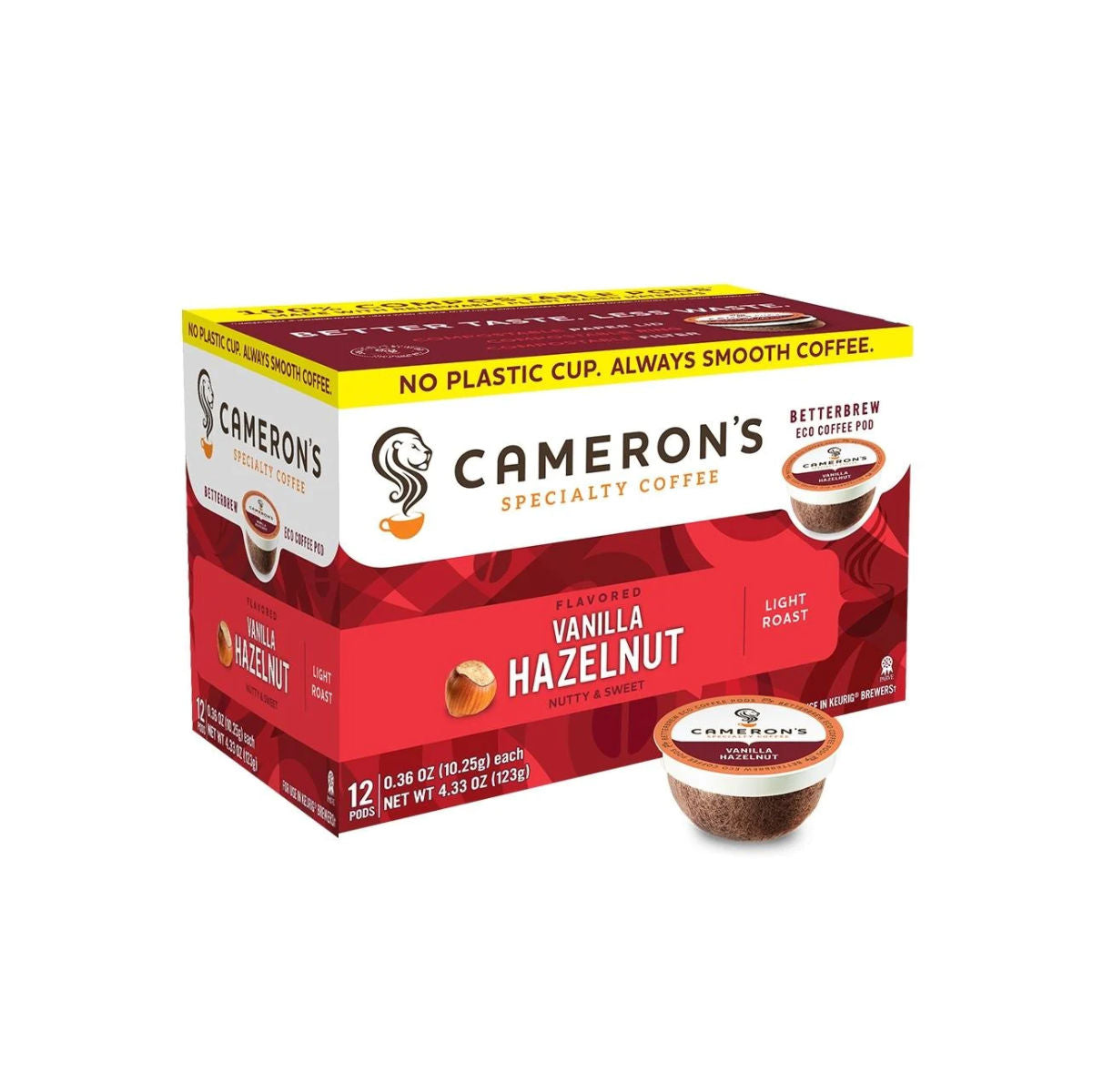 Cameron's Vanilla Hazelnut Single Serve Coffee Pods