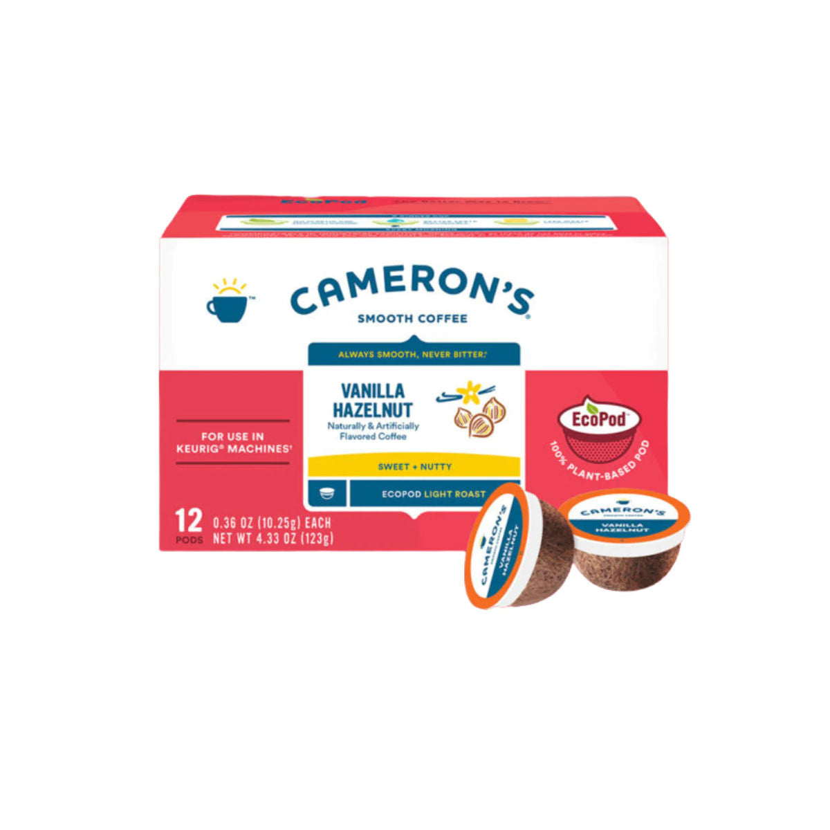 Cameron's Vanilla Hazelnut Single Serve Coffee Pods