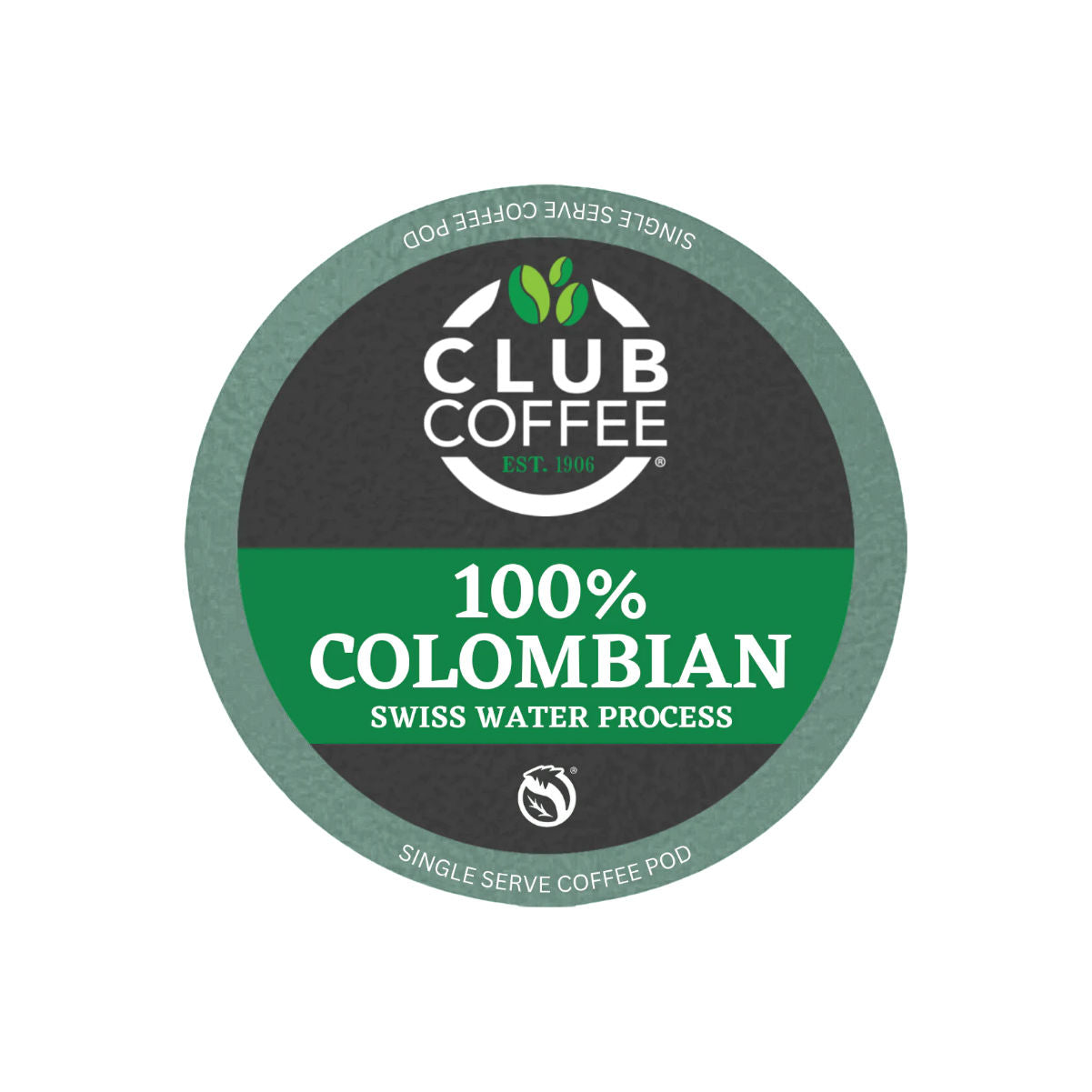Club Coffee Craft Roasters Purpod SWP Decaf Single-Serve Coffee Pods