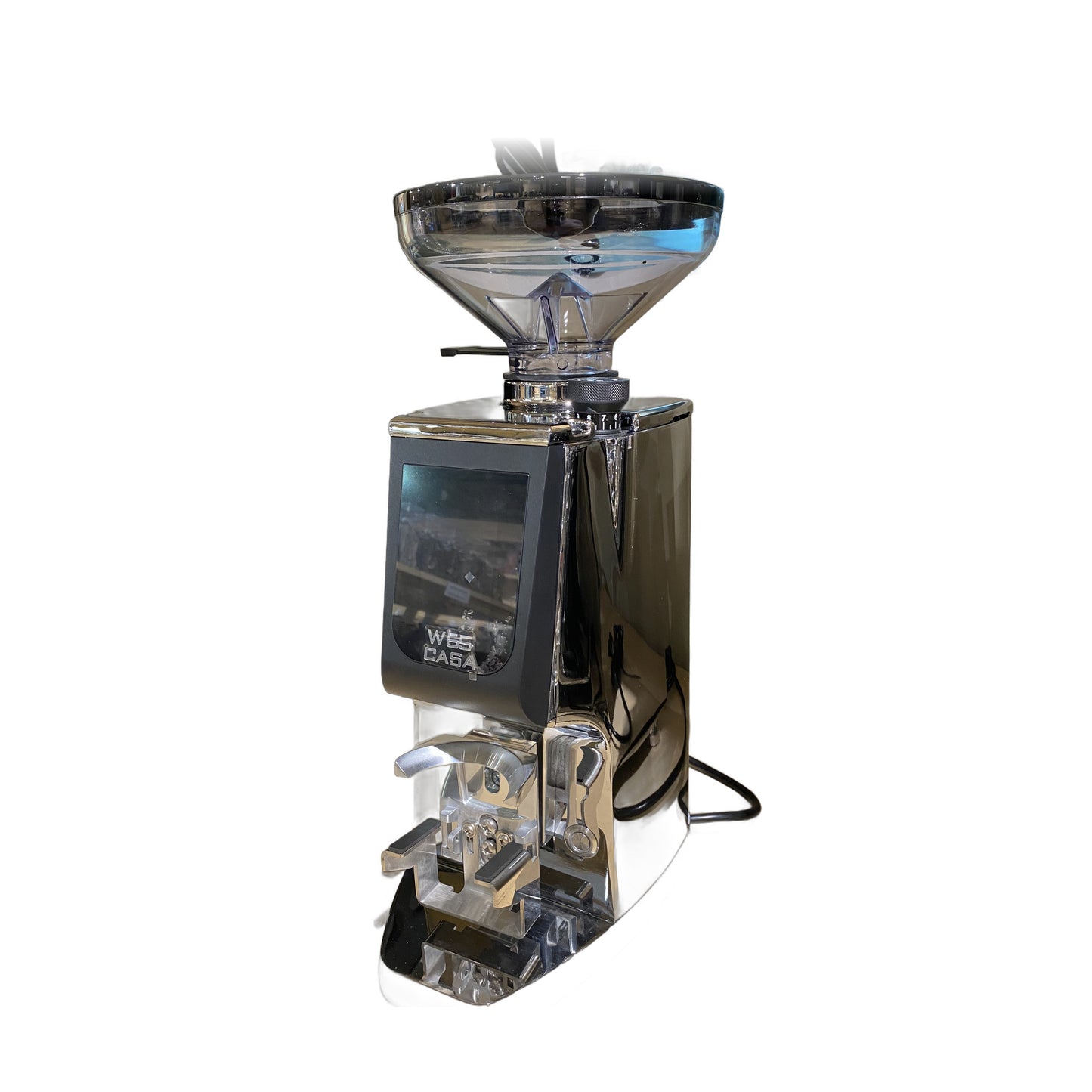 Eureka Atom W 65 Casa Grind By Weight Coffee Grinder (Chrome)