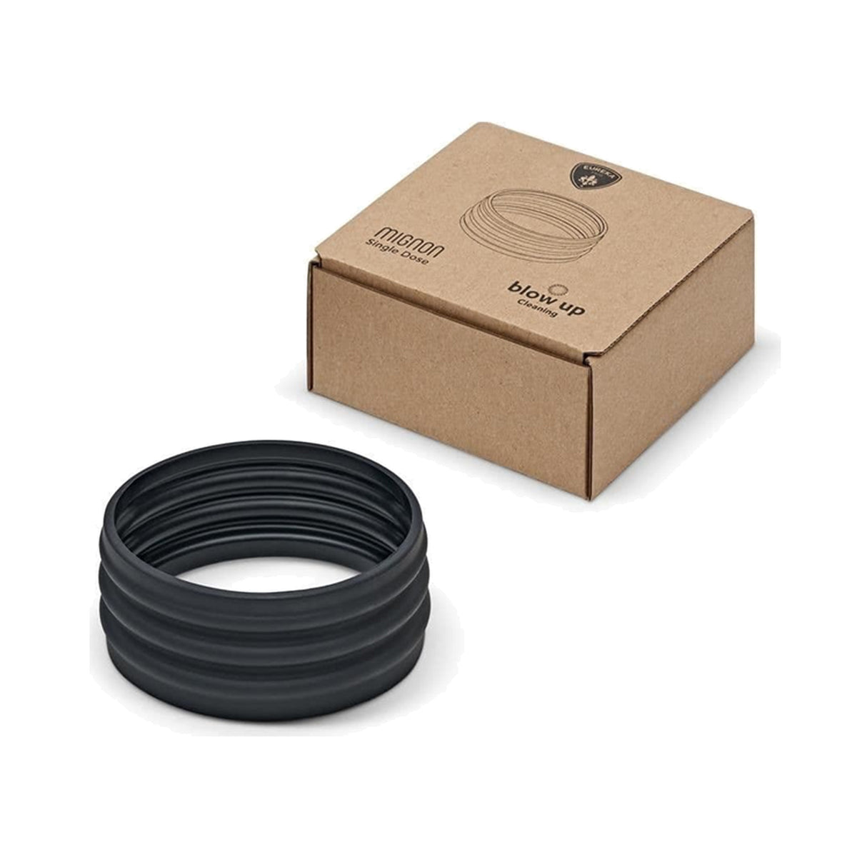 Eureka Mignon Single Dose 45g Hopper Blow Up Bellows, with retail packaging