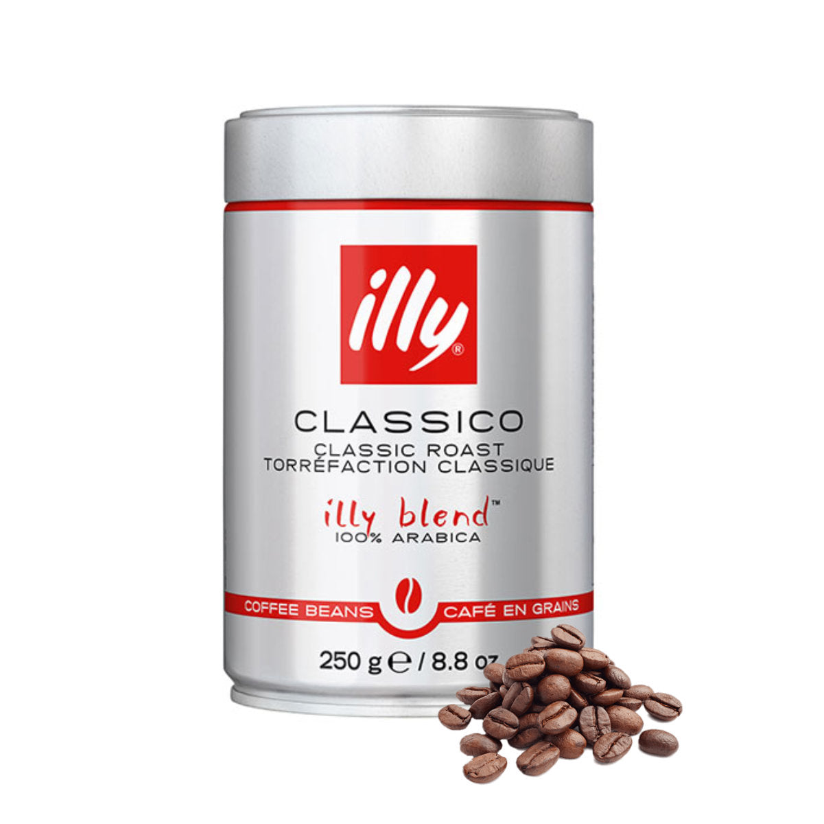 illy Classico Whole Bean Coffee - Medium Roast (250g)