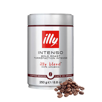 illy Intenso Whole Bean Coffee - Dark Roast (250g)