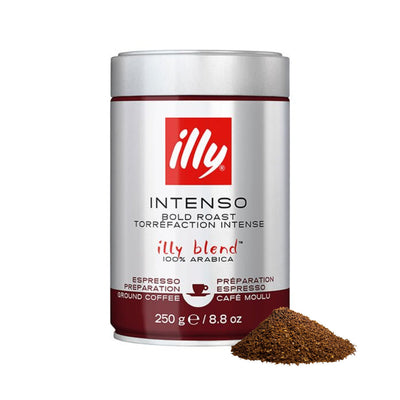 illy Intenso Ground Espresso Coffee - Dark Roast (250g)