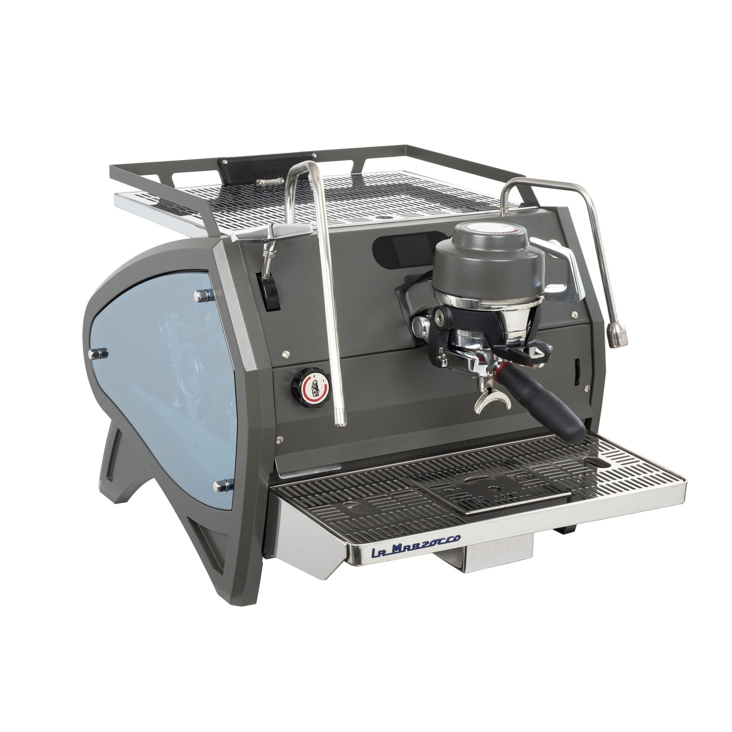 La Marzocco Strada X one group commercial espresso machine, three-quarter front view