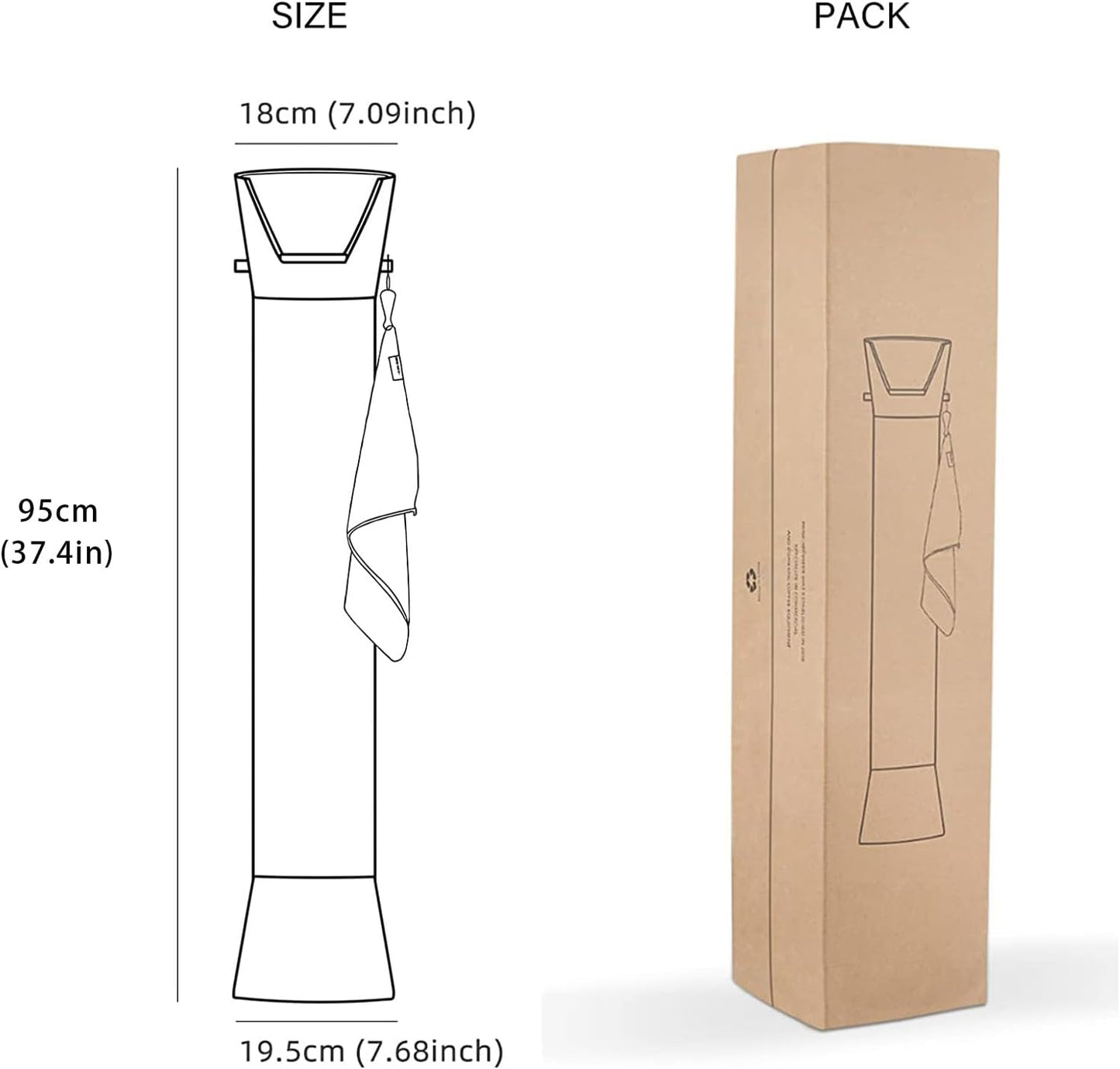 MHW-3BOMBER Commercial Espresso Knock Box for Coffee Bar, 6.8L (80 Cups)