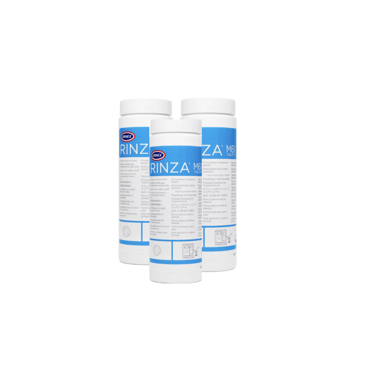 Urnex Rinza Milk System Cleaning Tablets (M61) (480g/16.9oz x 3)