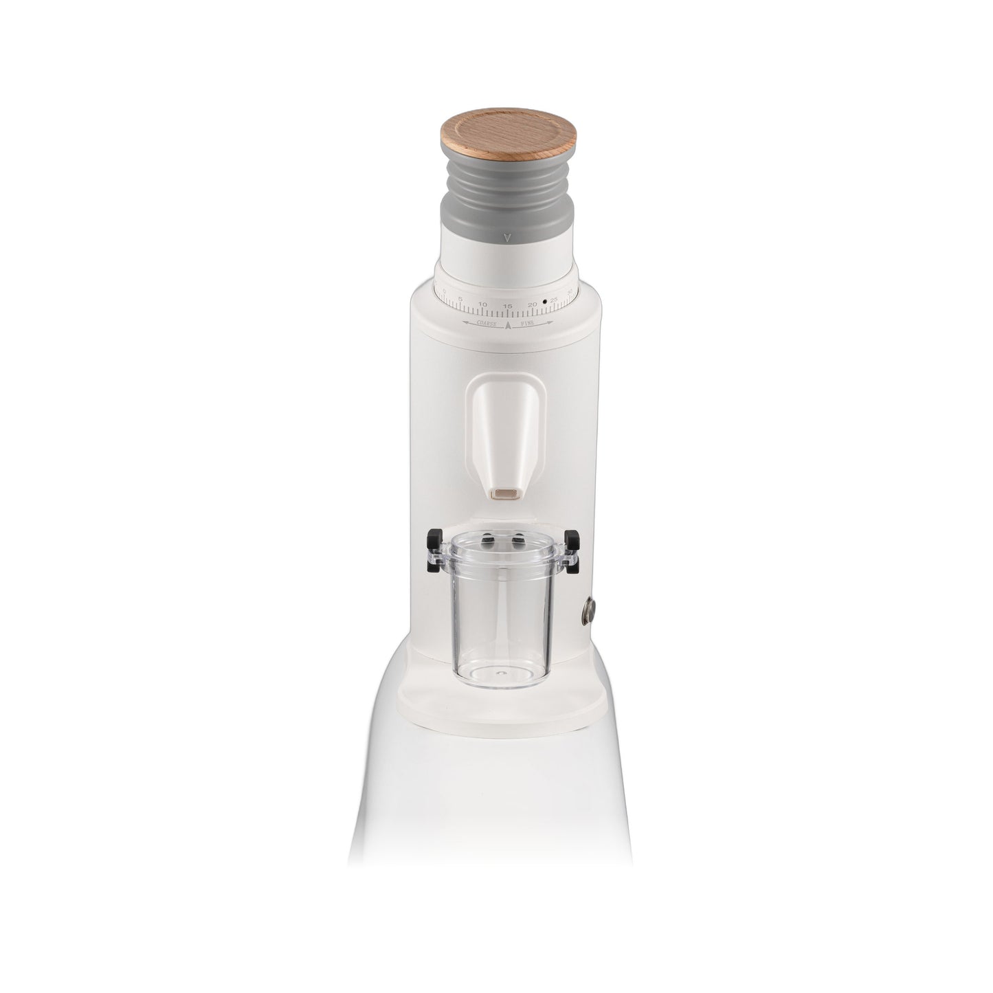 T58 Single Dose Coffee Grinder With Flat Burrs in white