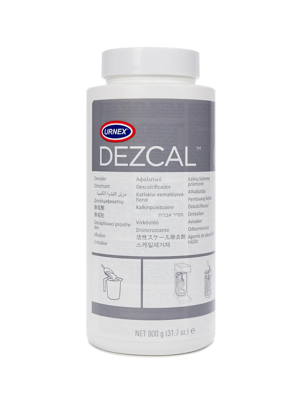 Urnex Dezcal Descaling Powder Jar (900g/31.7oz)