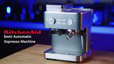 KitchenAid Semi-Automatic Espresso Machine | Quiet, Fast Heating and Powerful Steam Wand