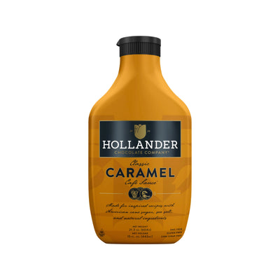 Hollander Classic Caramel Café Sauce - Squeeze Bottle – 15oz Bottle