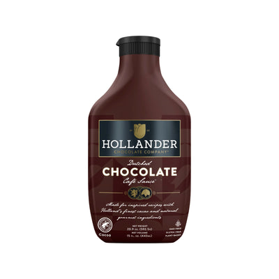 Hollander Dutched Chocolate Café Sauce - Squeeze Bottle – 15oz Bottle