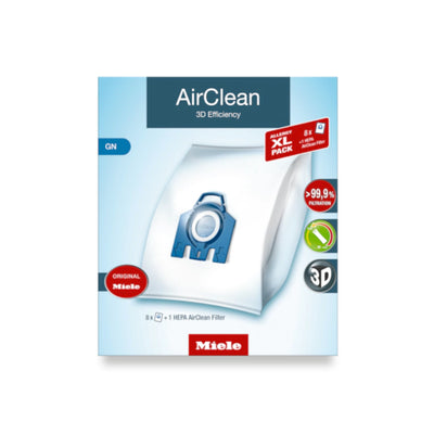 Miele Allergy XL-Pack GN Bag (8 Bags + HEPA Filter)