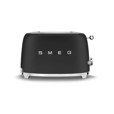 Smeg Retro-Style 2-Slice Toaster TSF01BLMUS (Matte Black)