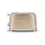 Smeg Retro-Style 2-Slice Toaster TSF01CHMUS (Matte Champagne)