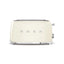 Smeg Retro-Style 4-Slice Toaster TSF02CRUS (Cream)