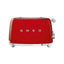 Smeg Retro-Style 4-Slice Toaster TSF03RDUS (Red)