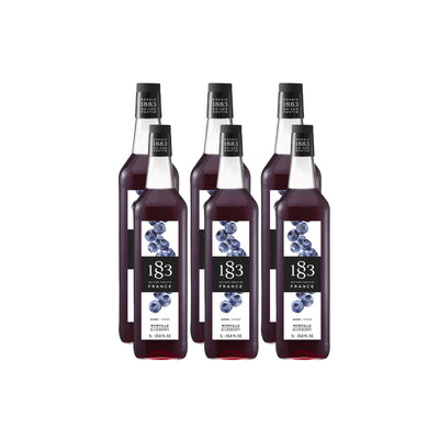 1883 Blueberry Syrup (1L/33.8oz x 6 Bottles)