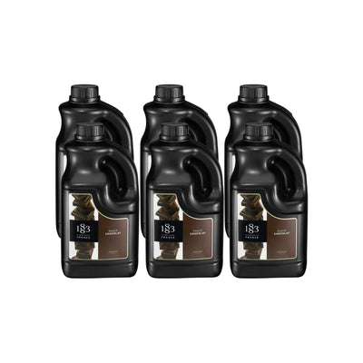 1883 Chocolate Sauce (1.89L/63.9oz x 6 Bottles)