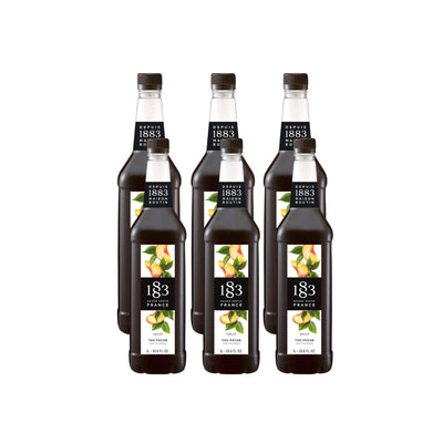 1883 Iced Tea Peach Syrup (1L/33.8oz x 6 Bottles)