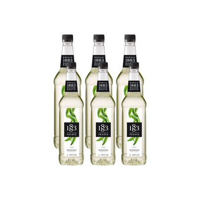 1883 Peppermint Syrup (1L/33.8oz x 6 Bottles)