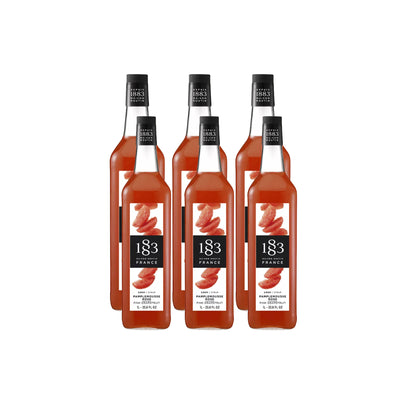1883 Pink Grapefruit Syrup (1L/33.8oz x 6 Bottles)