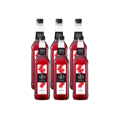 1883 Raspberry Syrup (1L/33.8oz x 6 Bottles)