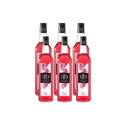 1883 Rose Syrup (1L/33.8oz x 6 Bottles)