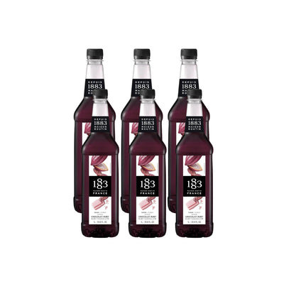 1883 Ruby Chocolate Syrup (1L/33.8oz x 6 Bottles)