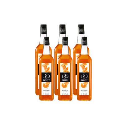 1883 Tangerine Syrup (1L/33.8oz x 6 Bottles)