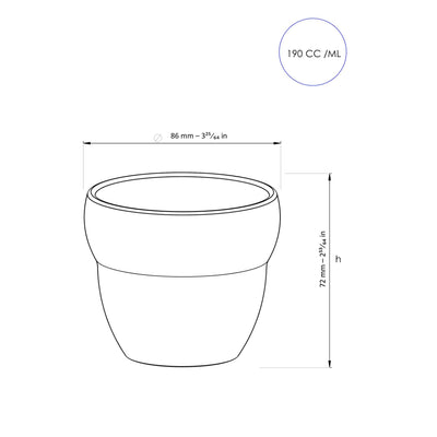 Tasse de Cupping par Roaster Kat - Omni (190ML) [42KC19]