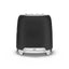 Smeg Retro-Style 2-Slice Toaster TSF01BLMUS (Matte Black)