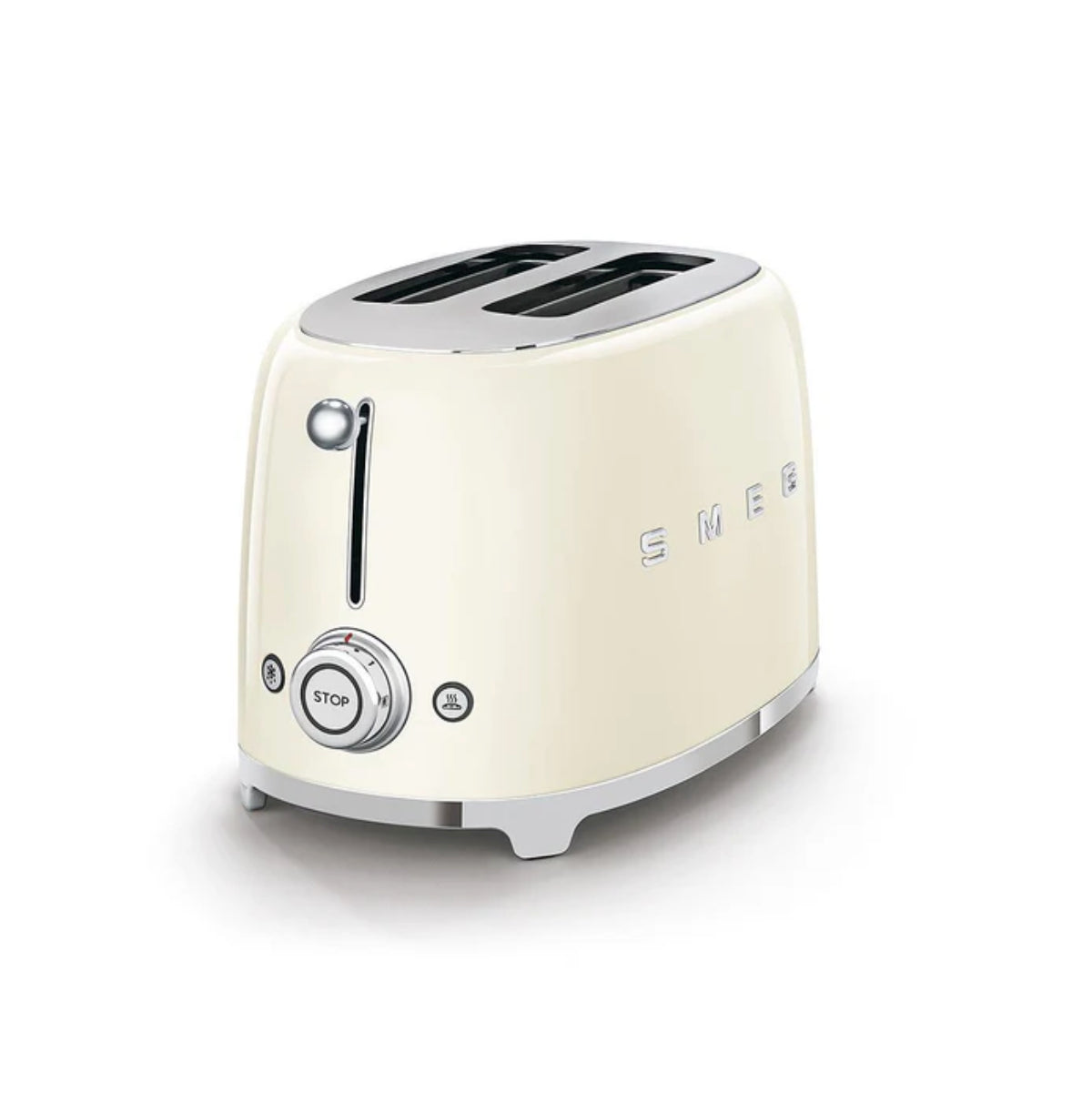 Smeg Retro-Style 2-Slice Toaster TSF01CRUS (Cream)