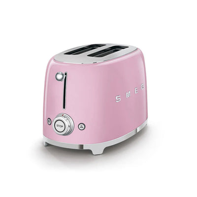 Smeg Retro-Style 2-Slice Toaster TSF01PKUS (Pink)