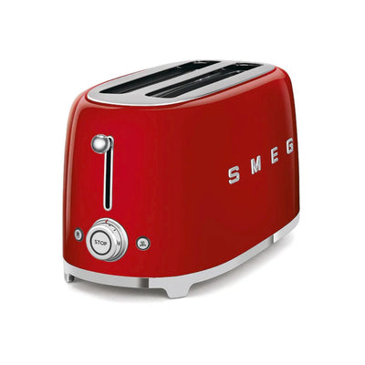 Smeg Retro-Style 4-Slice Toaster TSF02RDUS (Red)