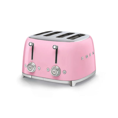 Smeg Retro-Style 4-Slice Toaster TSF03PKUS (Pink)