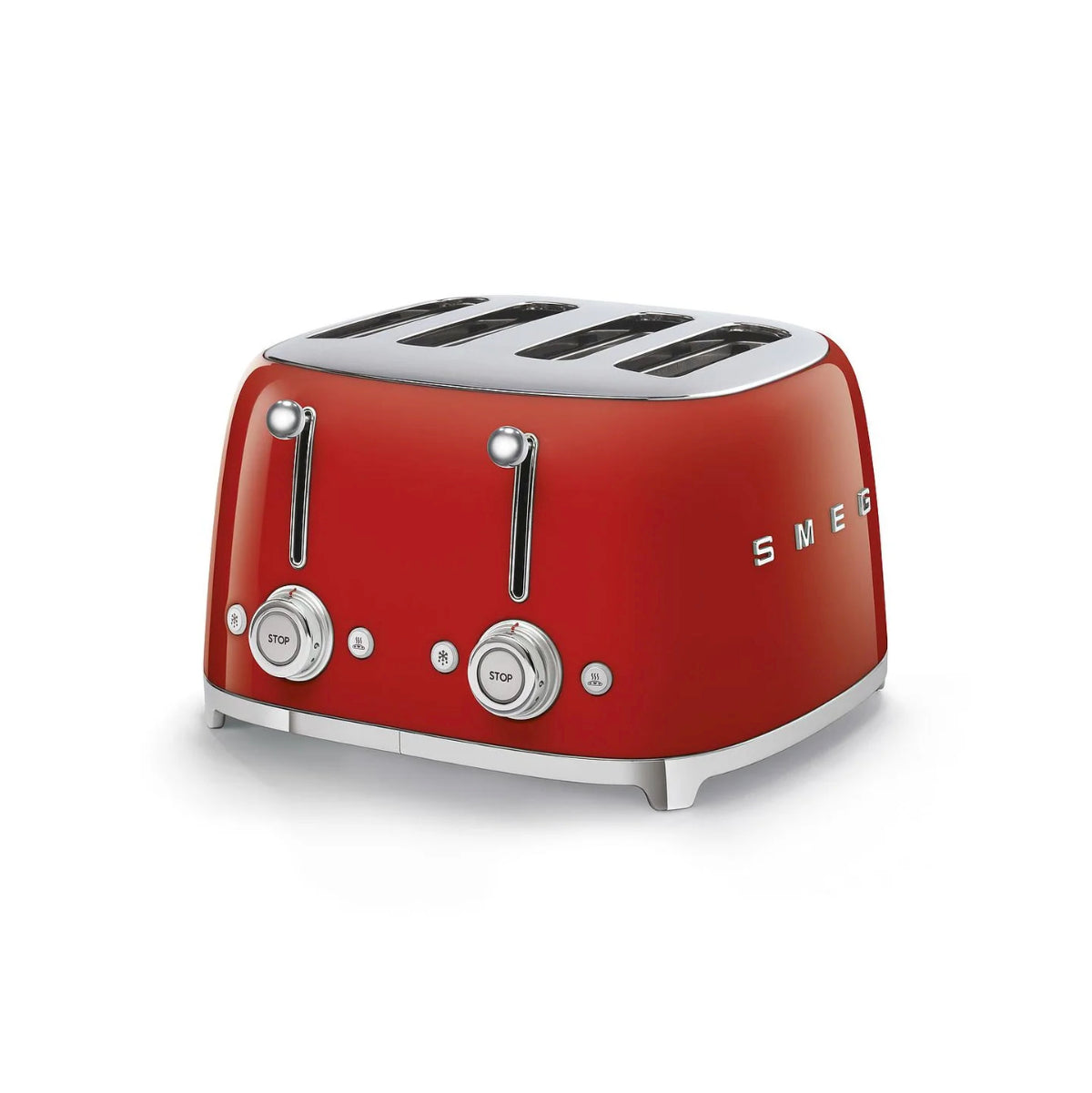 Toaster Roti Smeg Smeg Retro-Style 4-Slice Toaster TSF03RDUS (Red) – The Kitchen Barista ...