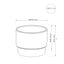 Tasse de dégustation par Roaster Kat - Production (250 ML) [42KM22]