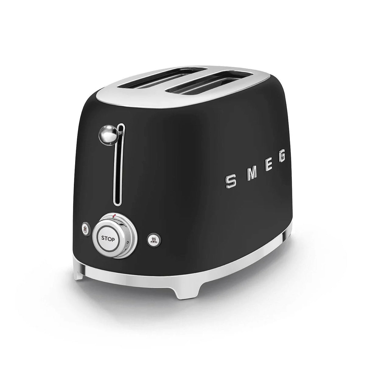 Smeg Retro-Style 2-Slice Toaster TSF01BLMUS (Matte Black)
