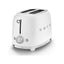 Smeg Retro-Style 2-Slice Toaster TSF01WHMUS (Matte White)