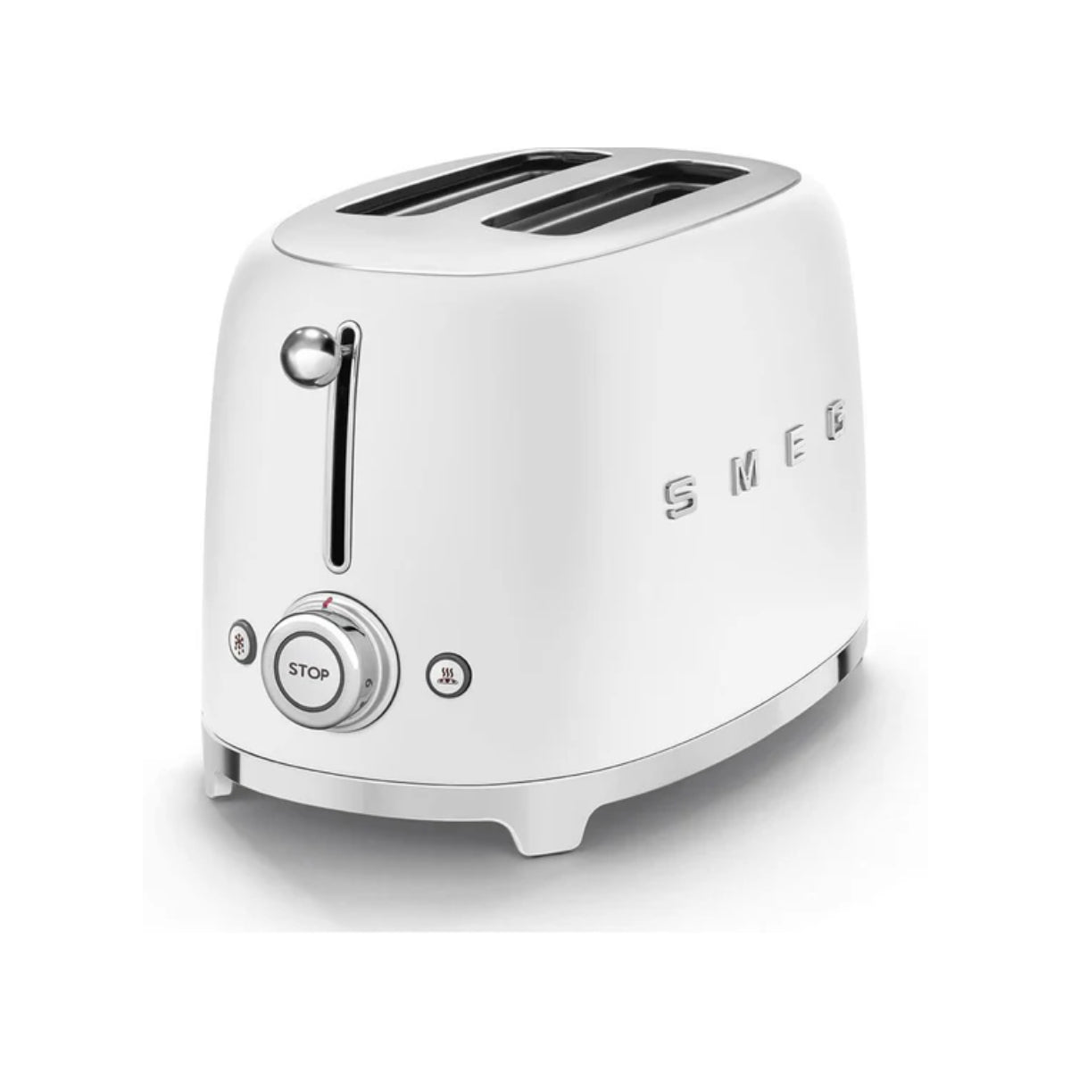 Smeg Retro-Style 2-Slice Toaster TSF01WHMUS (Matte White)