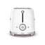 Smeg Retro-Style 2-Slice Toaster TSF01WHUS (White)