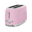 Smeg Retro-Style 4-Slice Toaster TSF02PKUS (Pink)