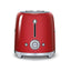 Smeg Retro-Style 4-Slice Toaster TSF02RDUS (Red)