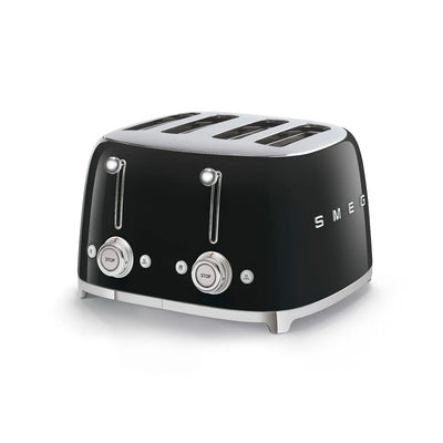 Grille-pain Smeg rétro 4 tranches TSF03BLUS (noir)