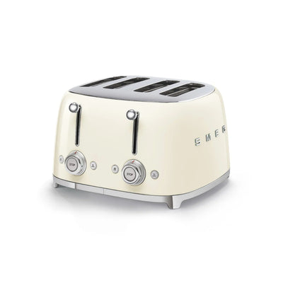 Grille-pain Smeg rétro 4 tranches TSF03CRUS (Crème)