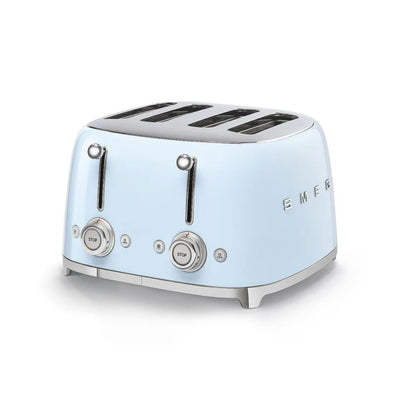 Grille-pain Smeg rétro 4 tranches TSF03PBUS (bleu pastel)