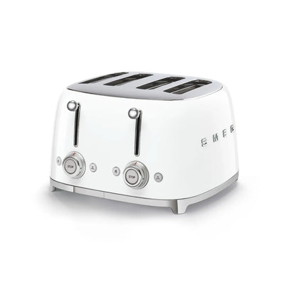Smeg Retro-Style 4-Slice Toaster TSF03WHUS (White)