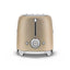 Smeg Retro-Style 2-Slice Toaster TSF01CHMUS (Matte Champagne)
