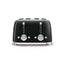 Smeg Retro-Style 4-Slice Toaster TSF03BLUS (Black)